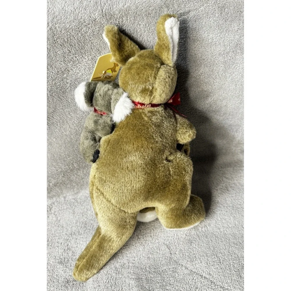 I ❤️AUS Australia Kangaroo W/Baby Joey & Koala Bear Plush Stuffed Animal Toy 11